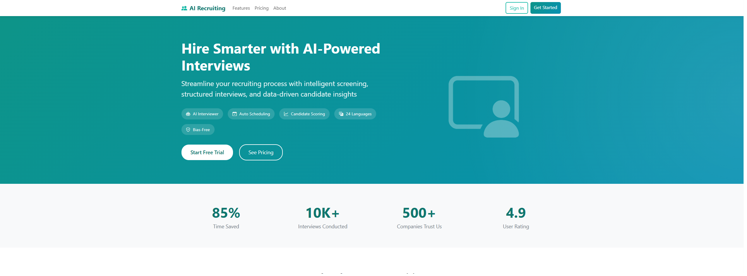 Recruiting AI Frontend